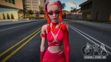 Fortnite - Sabina Burning Ember v2 para GTA San Andreas