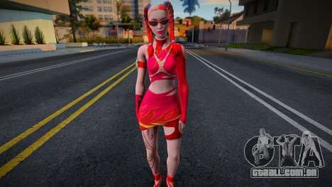 Fortnite - Sabina Burning Ember v2 para GTA San Andreas