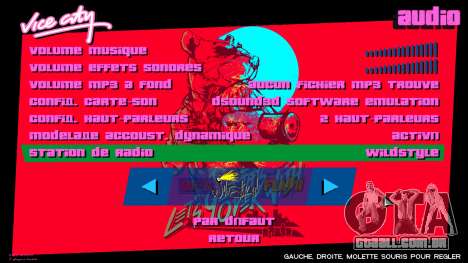 Hotline Miami Menu HD v9 para GTA Vice City