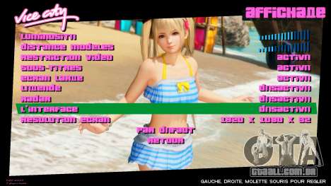 Marie Rose DOA Menu 4 para GTA Vice City