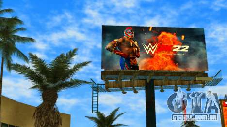 Rey Mysterio WWE2K22 Billboard para GTA Vice City