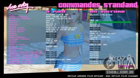 Marie Rose DOA Menu 4 para GTA Vice City