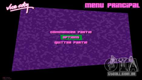 Novo Menu Principal para GTA Vice City