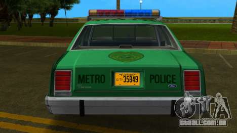 Ford LTD Crown Victoria Police para GTA Vice City