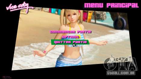 Marie Rose DOA Menu 4 para GTA Vice City