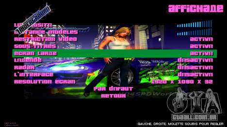 NFS: Underground Background para GTA Vice City