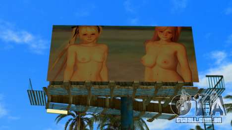Hot girls Billboard para GTA Vice City