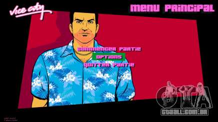 Tommy Artwork Menu HD para GTA Vice City