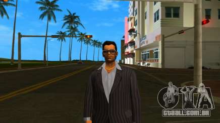 Tommy usando óculos scarface para GTA Vice City