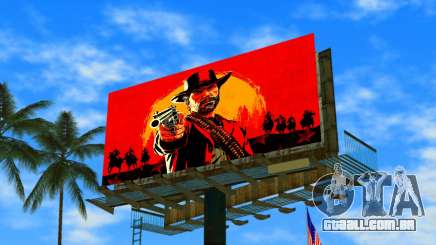 RDR 2 Billboard para GTA Vice City