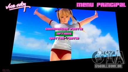 Marie Rose from DOA Menu para GTA Vice City