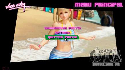 Marie Rose DOA Menu 4 para GTA Vice City