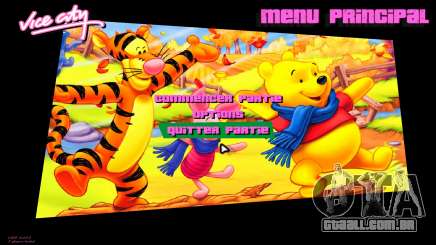 Menu Ursinho Pooh para GTA Vice City