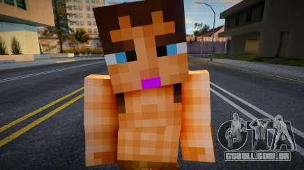 Steve Body Skin v186 para GTA San Andreas