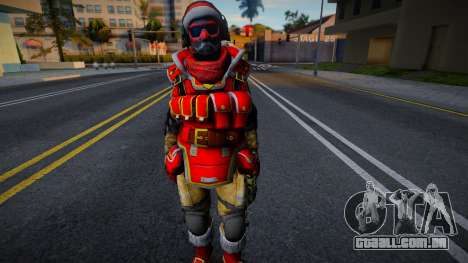 War Face New year Skin v8 para GTA San Andreas