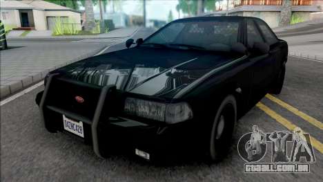 Vapid Stanier Unmarked Cruiser para GTA San Andreas