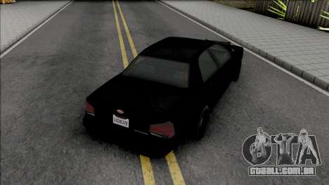 Vapid Stanier Unmarked Cruiser para GTA San Andreas