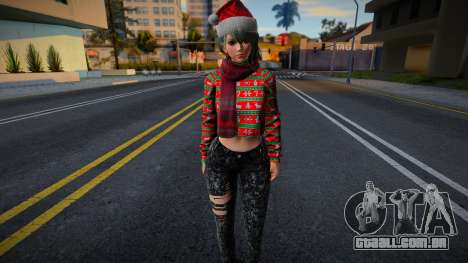 DOAXFC Tamaki - FC Crop Sweater Xmas v2 para GTA San Andreas