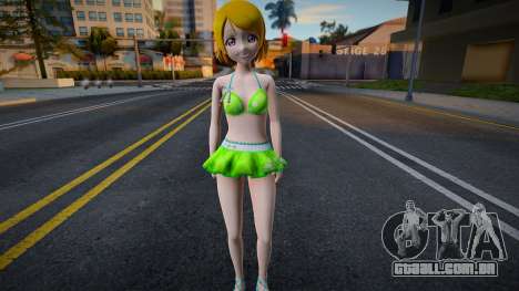 Hanayo Swimsuit para GTA San Andreas