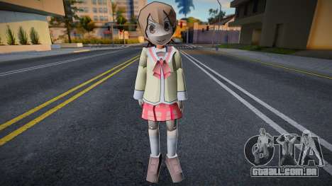 Yuuko Aoi from Nichijou (Low-poly version) para GTA San Andreas