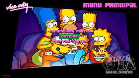 The Simpsons - Background para GTA Vice City