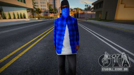 Crips Skin 4 para GTA San Andreas