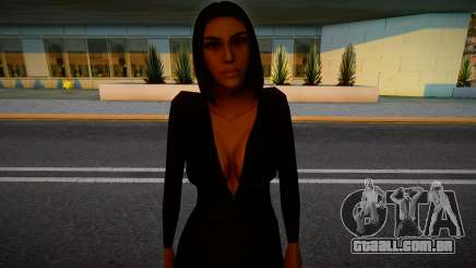 Menina no vestido de noite 1 para GTA San Andreas