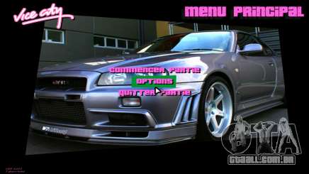 Nissan Skyline Interface para GTA Vice City