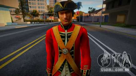 Fuzileiros Navais Ingleses (século 18) v13 para GTA San Andreas