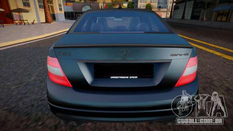 Mercedes-Benz C63 AMG (W204) para GTA San Andreas