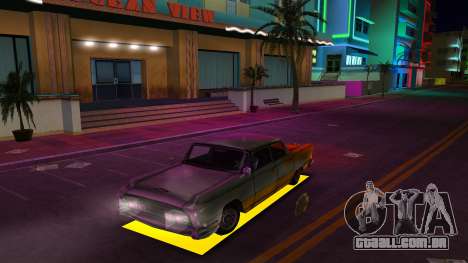 Iluminação em néon para carros para GTA Vice City