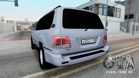 Toyota Land Cruiser VX (J100) 2005 para GTA San Andreas