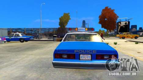 Chevrolet Impala 1985 Departamento de Polícia de para GTA 4