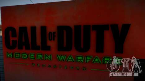Mural Call Of Duty Moderm Warfare para GTA San Andreas