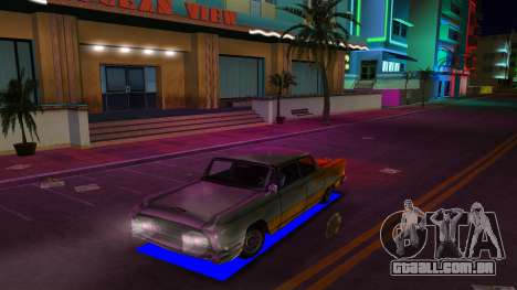 Iluminação em néon para carros para GTA Vice City