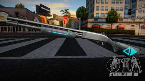 Blue Chromegun para GTA San Andreas