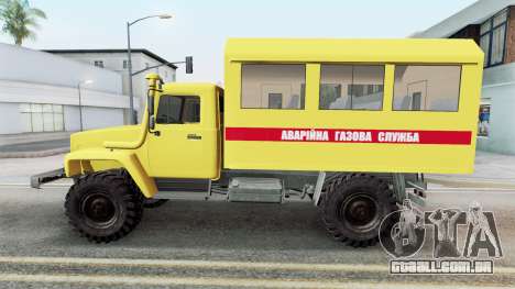 GAZ-3308 Serviço de gás Sadko Avariyna para GTA San Andreas