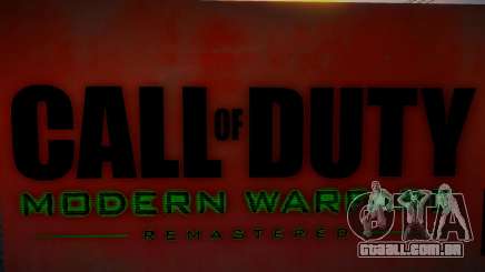 Mural Call Of Duty Moderm Warfare para GTA San Andreas