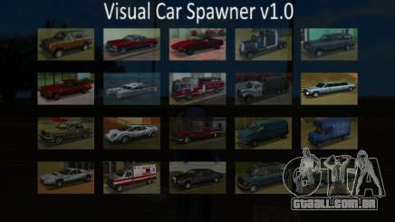 Visual Car Spawner v1.0 para GTA Vice City