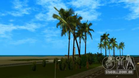 Nova estrada, grama, árvores, calçada HQ HD para GTA Vice City