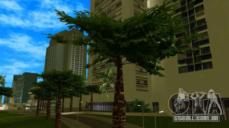 Nova estrada, grama, árvores, calçada HQ HD para GTA Vice City