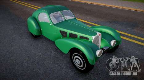 Bugatti Type 57sc Atlantic 1936 para GTA San Andreas