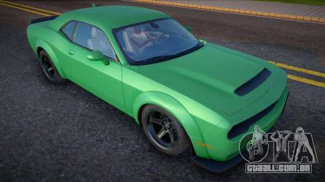 Dodge Challenger SRT Demon Sapphire para GTA San Andreas