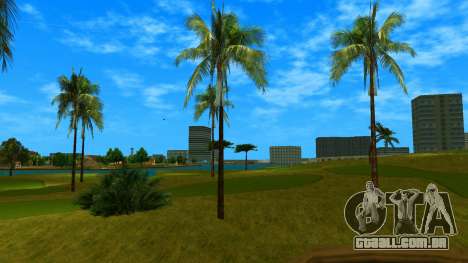 Nova estrada, grama, árvores, calçada HQ HD para GTA Vice City