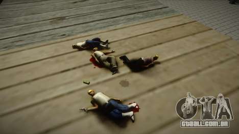 Ragdoll e animações de personagens de GTA 4 para GTA San Andreas