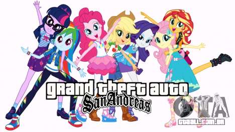 MLP Equestria Girls Loading Screen para GTA San Andreas