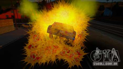 Explosão no estilo dos quadrinhos para GTA San Andreas