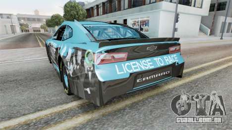 Chevrolet Camaro ZL1 NASCAR Race Car 2018 para GTA San Andreas