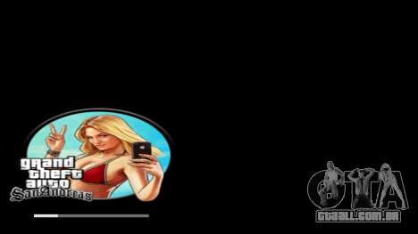 GTA V Girl Loading Screen para GTA San Andreas