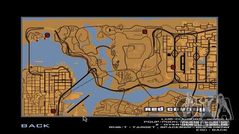 Mapa no estilo de GTA III v1 para GTA San Andreas
